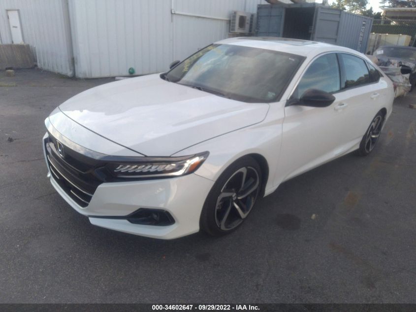 2021 HONDA ACCORD SEDAN SPORT VIN: 1HGCV2F32MA003978