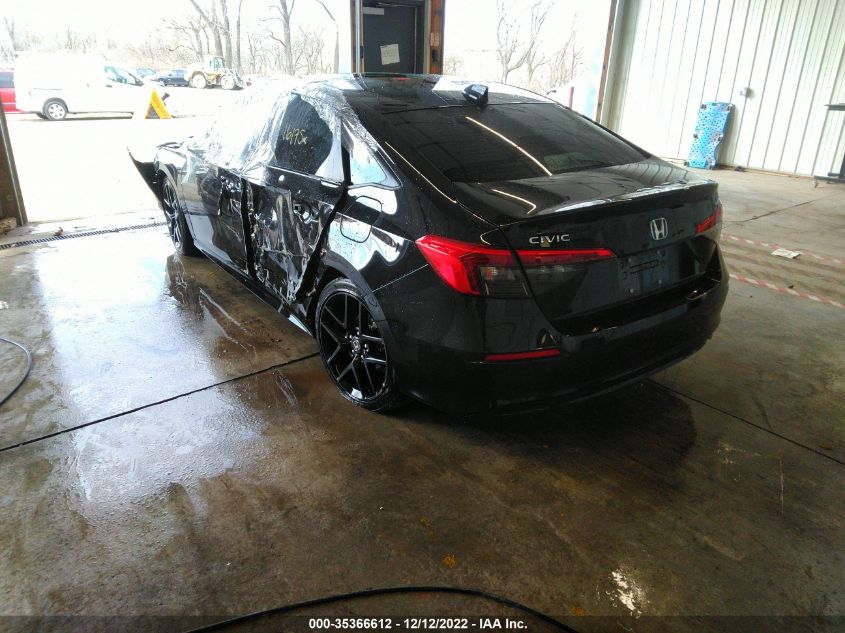 2022 HONDA CIVIC SEDAN SPORT VIN: 2HGFE2F55NH579999