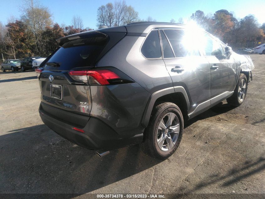 2022 TOYOTA RAV4 HYBRID XLE VIN: 4T3RWRFV3NU078952