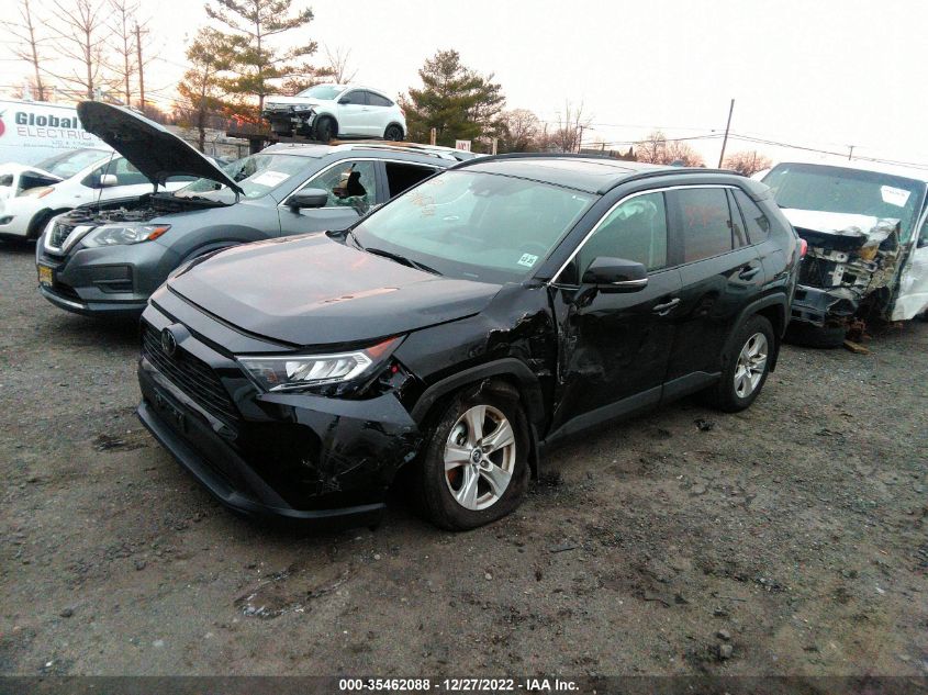 2021 TOYOTA RAV4 XLE VIN: 2T3P1RFVXMW166420