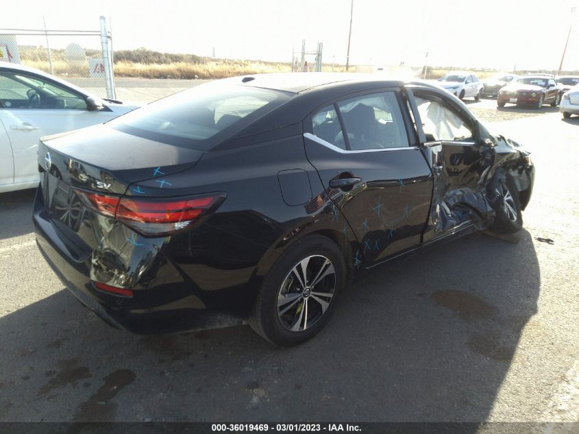 2022 NISSAN SENTRA SV VIN: 3N1AB8CV9NY267495