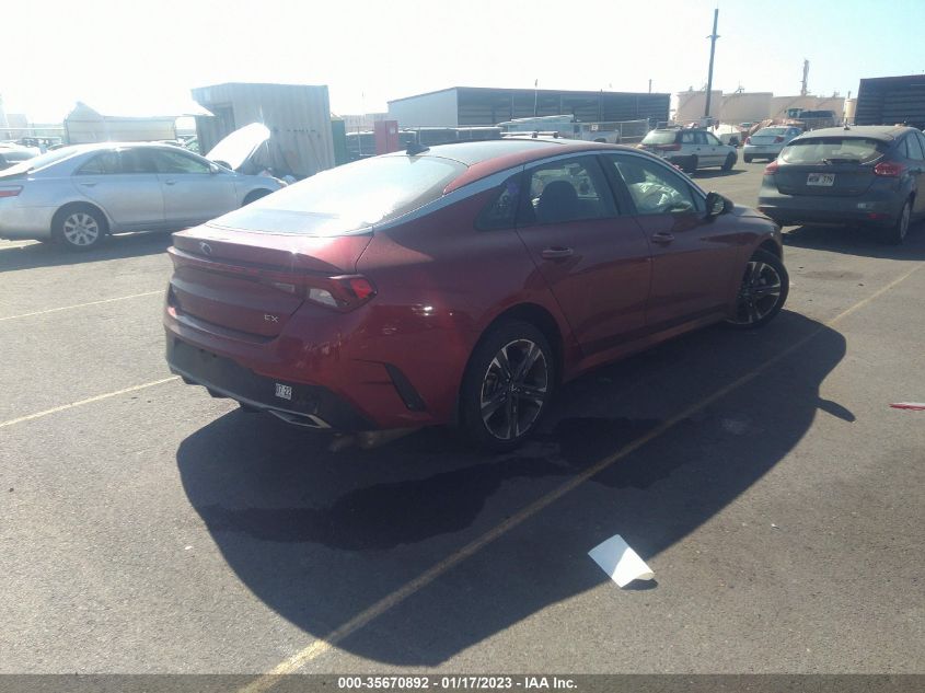 2021 KIA K5 EX VIN: 5XXG34J22MG036872