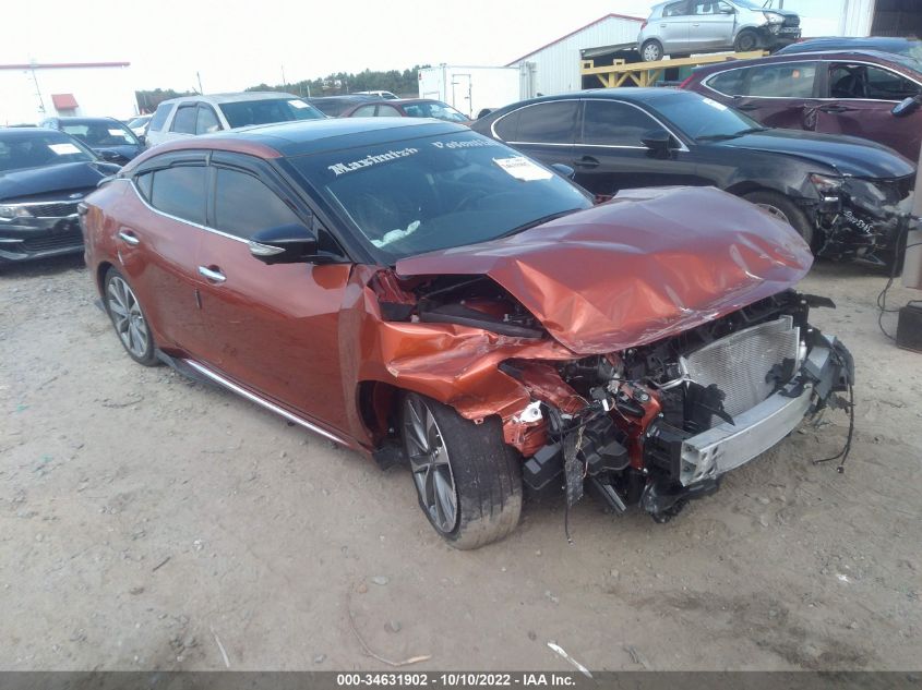 2021 NISSAN MAXIMA PLATINUM VIN: 1N4AA6FV9MC506914