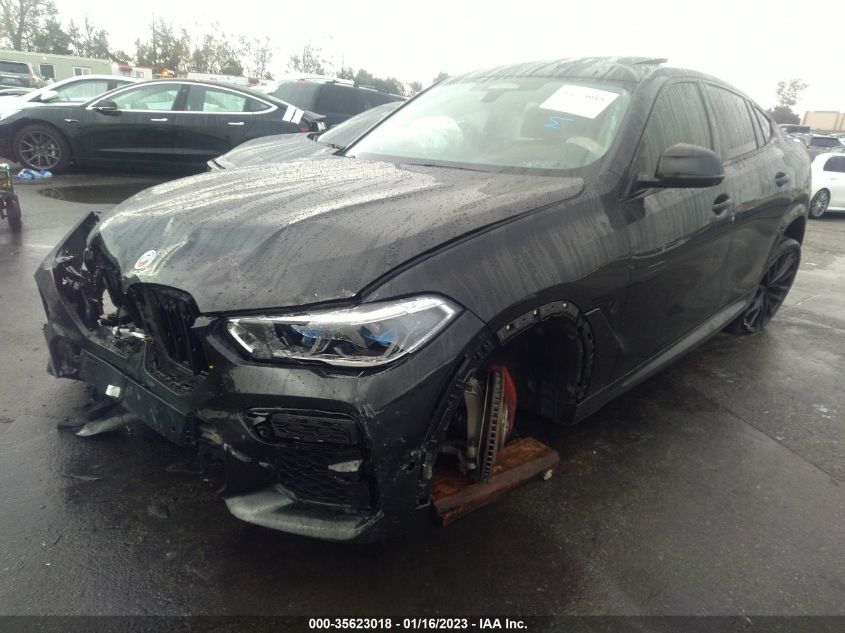 2022 BMW X6 M50I VIN: 5UXCY8C04N9M69853