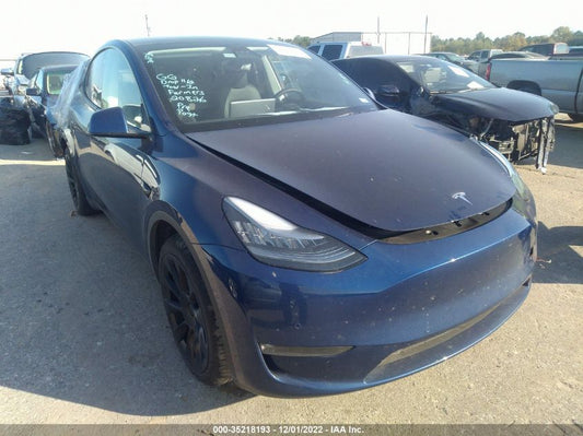 2021 TESLA MODEL Y STANDARD RANGE VIN: 5YJYGDED2MF121458
