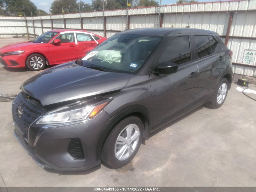 2022 NISSAN KICKS S VIN: 3N1CP5BV8NL498282