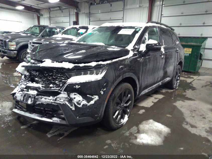 2022 KIA SORENTO X-LINE EX VIN: 5XYRHDLF1NG087111