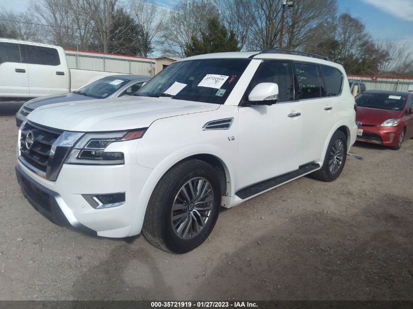 2021 NISSAN ARMADA SL VIN: JN8AY2BAXM9374622
