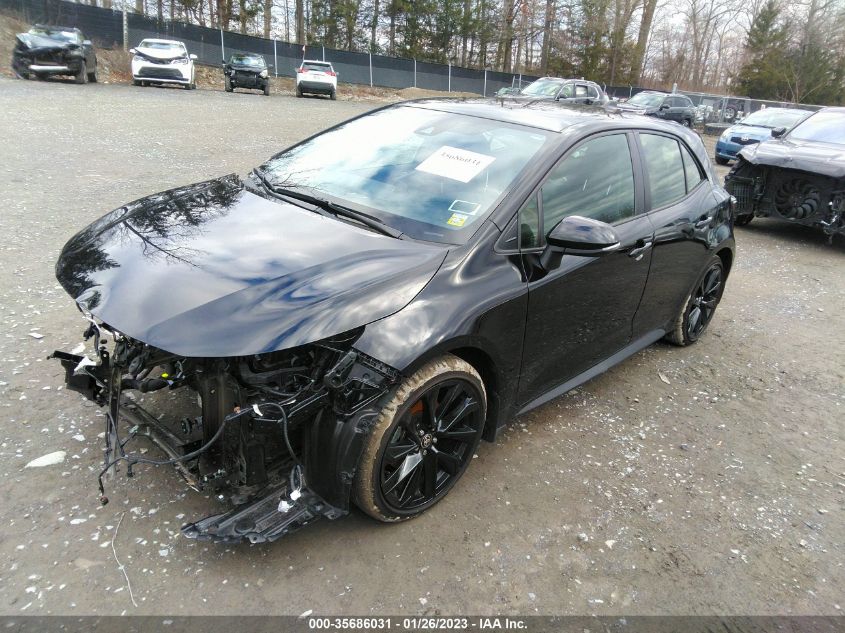 2022 TOYOTA COROLLA HATCHBACK SE/NIGHTSHADE/XSE VIN: JTND4MBE8N3159985
