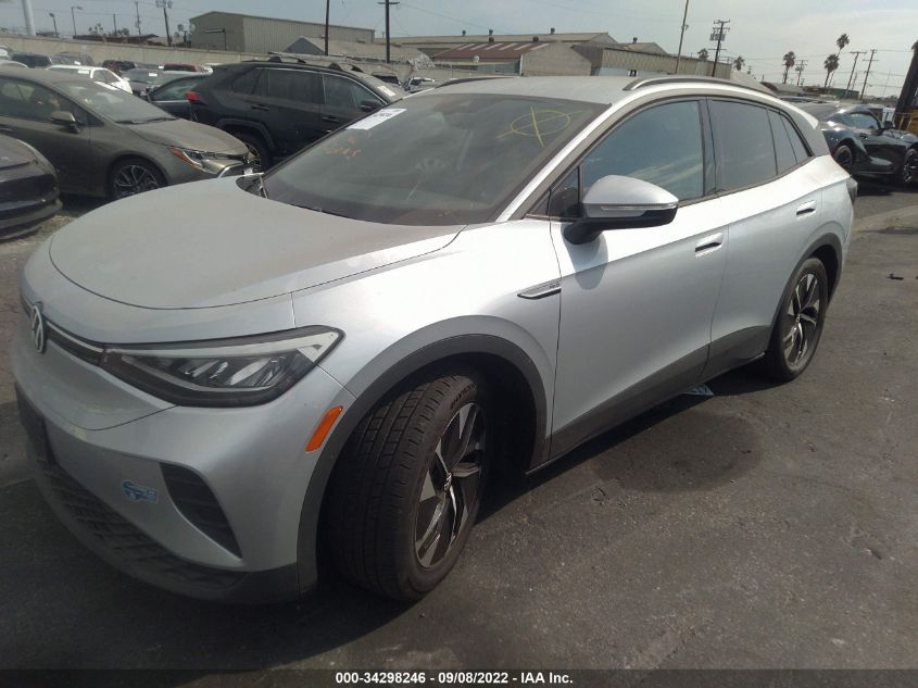 2021 VOLKSWAGEN ID.4 PRO VIN: WVGRMPE26MP023578