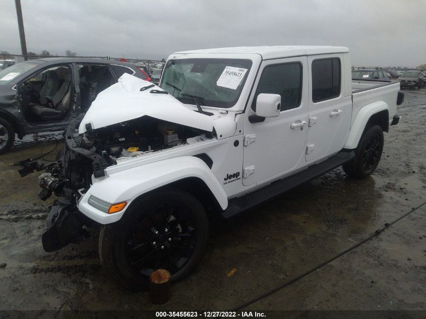 2021 JEEP GLADIATOR HIGH ALTITUDE VIN: 1C6HJTFG1ML587357