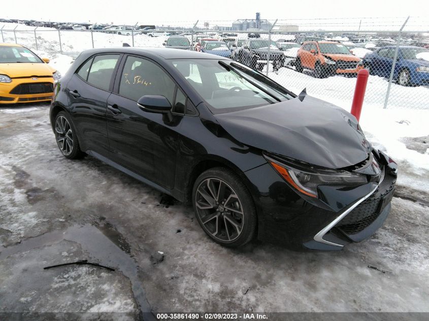 2022 TOYOTA COROLLA HATCHBACK XSE VIN: JTNA4MBE9N3175826