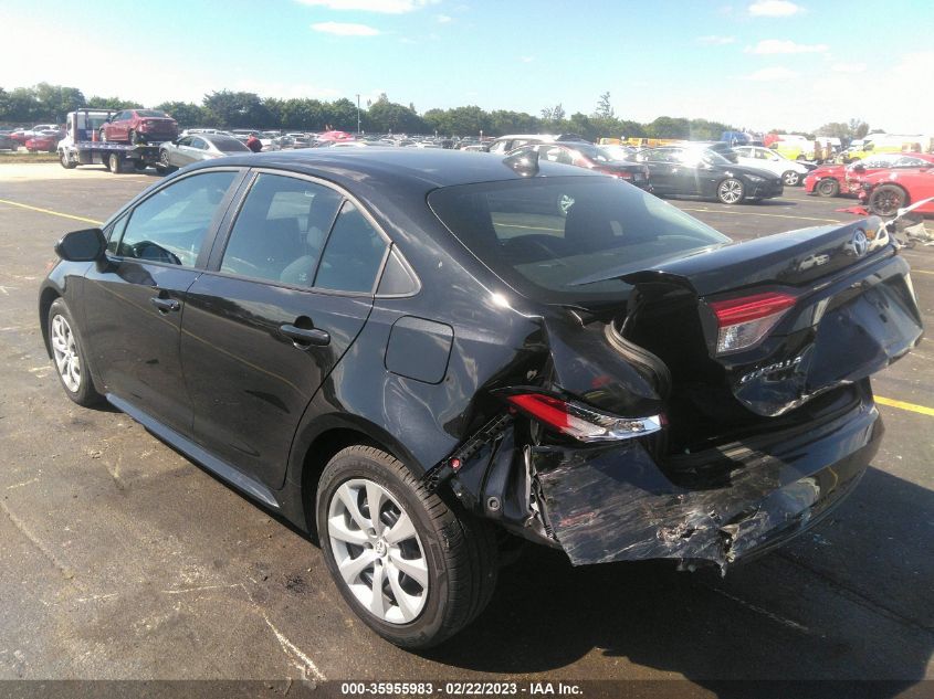 2022 TOYOTA COROLLA LE VIN: 5YFEPMAE8NP288771