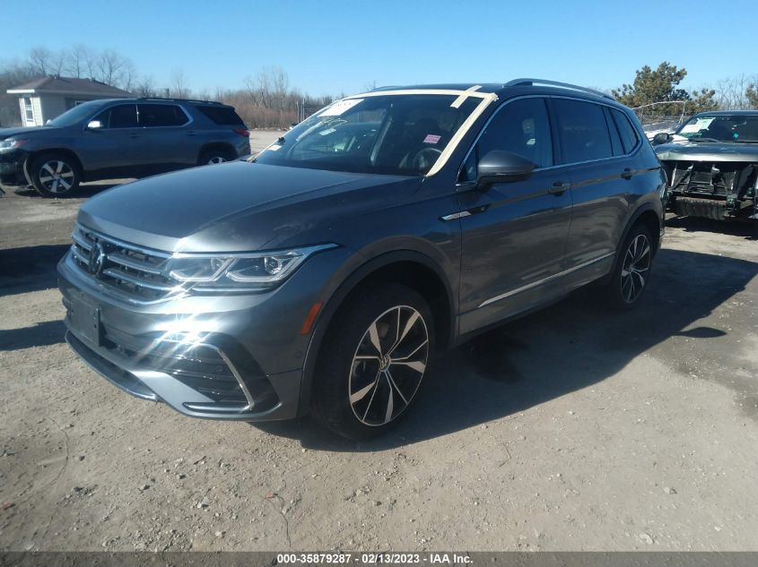2022 VOLKSWAGEN TIGUAN SEL R-LINE VIN: 3VV4B7AX2NM068497