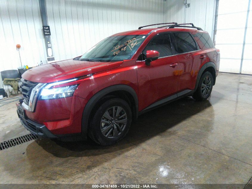 2022 NISSAN PATHFINDER SV VIN: 5N1DR3BC2NC218863