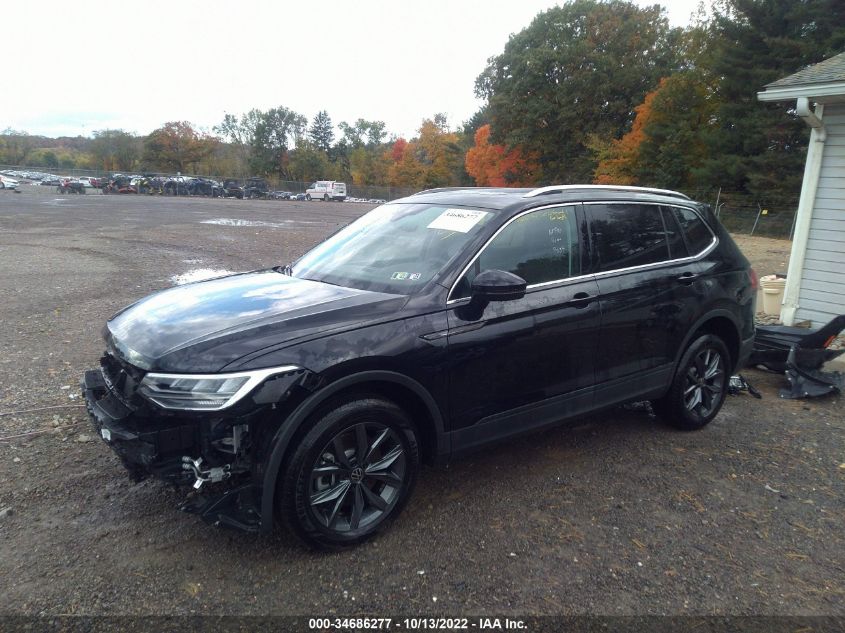 2022 VOLKSWAGEN TIGUAN SE VIN: 3VV2B7AX5NM072941
