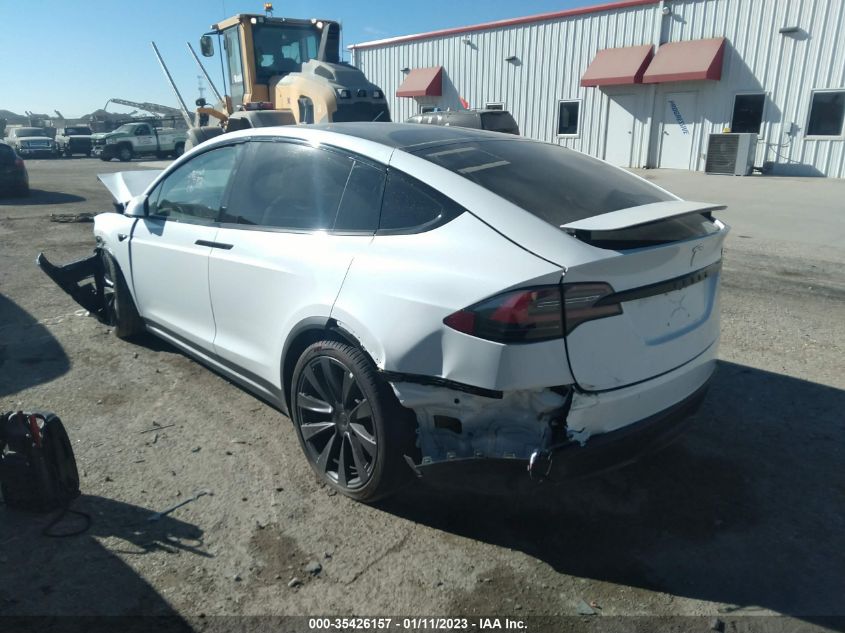 2022 TESLA MODEL X VIN: 7SAXCBE53NF328451