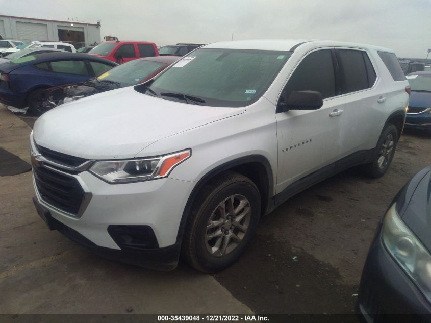 2020 CHEVROLET TRAVERSE LS VIN: 1GNERFKW0LJ183888