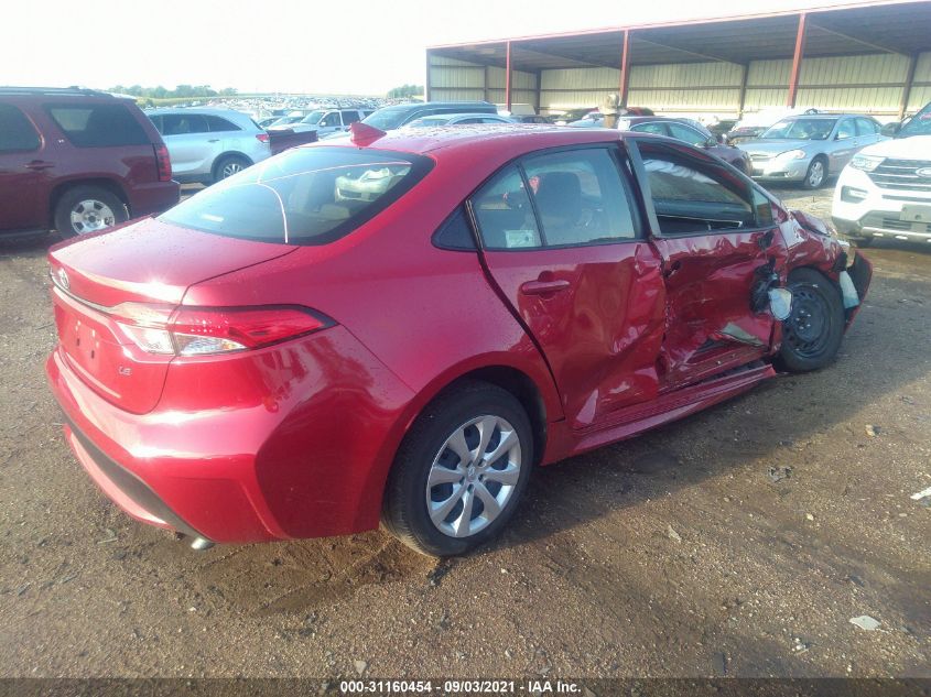 2020 TOYOTA COROLLA LE VIN: JTDEPRAE1LJ109808