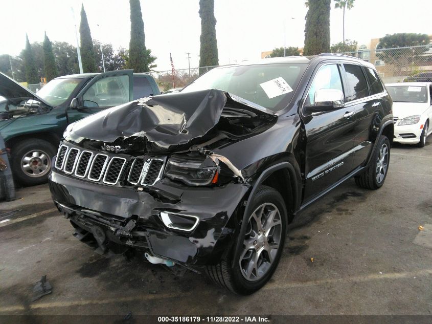 2022 JEEP GRAND CHEROKEE WK LIMITED VIN: 1C4RJFBGXNC124901