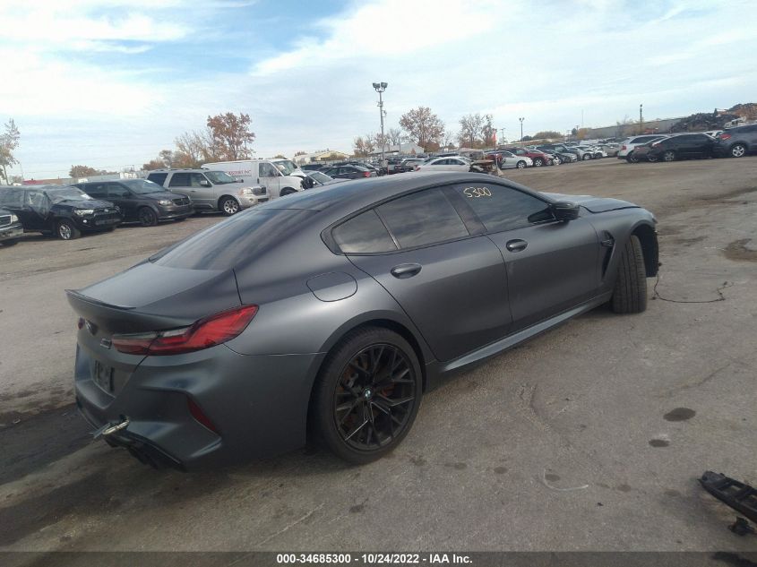 2021 BMW M8 VIN: WBSGV0C04MCF98170