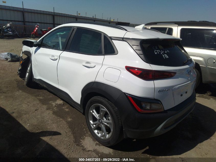 2022 HYUNDAI KONA SEL VIN: KM8K32AB4NU891305