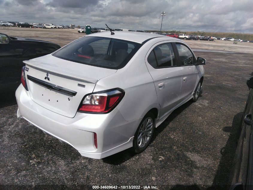 2021 MITSUBISHI MIRAGE G4 ES/LE/CARBONITE EDITION VIN: ML32FUFJ2MHF04772