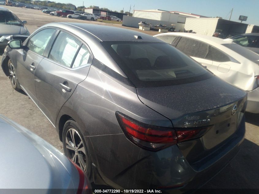 2021 NISSAN SENTRA SV VIN: 3N1AB8CV2MY311318