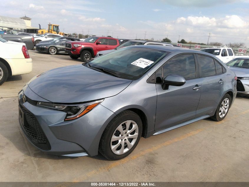 2022 TOYOTA COROLLA LE VIN: 5YFEPMAE7NP322084