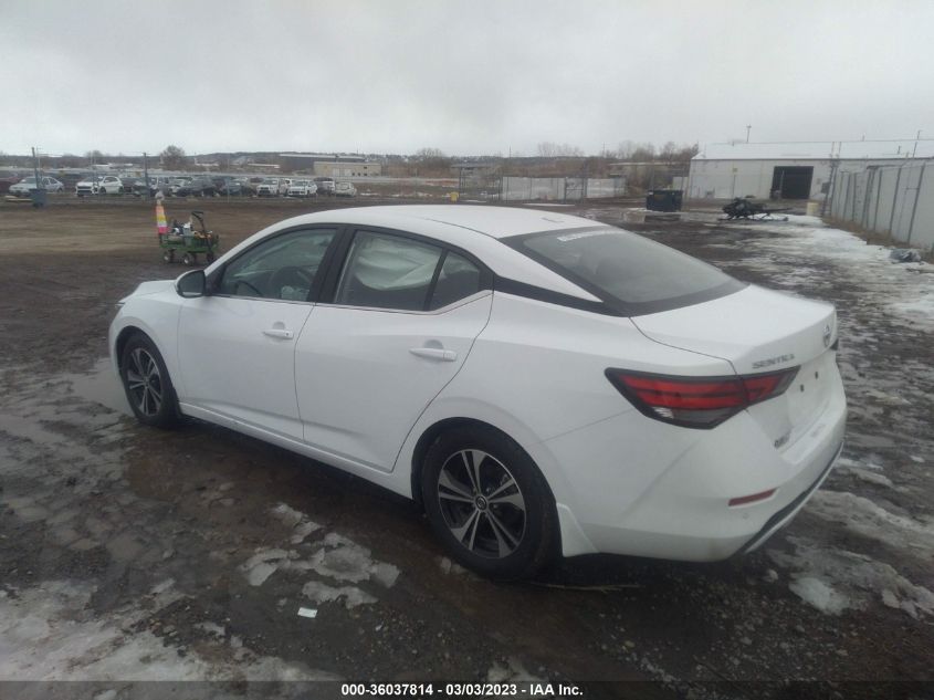 2022 NISSAN SENTRA SV VIN: 3N1AB8CV3NY274698