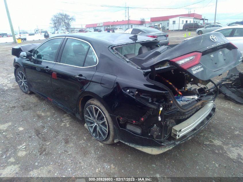 2022 TOYOTA CAMRY HYBRID XLE VIN: 4T1F31AK7NU572508