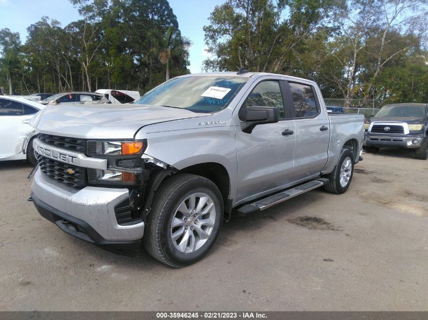 2022 CHEVROLET SILVERADO 1500 LTD CUSTOM VIN: 3GCPWBEK2NG139407