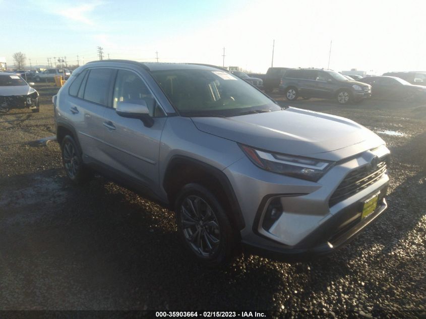 2022 TOYOTA RAV4 HYBRID XLE PREMIUM VIN: JTMB6RFV0ND058916