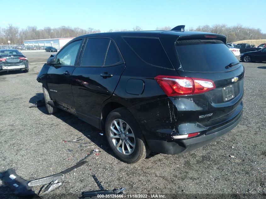 2020 CHEVROLET EQUINOX LS VIN: 2GNAXHEV1L6280596
