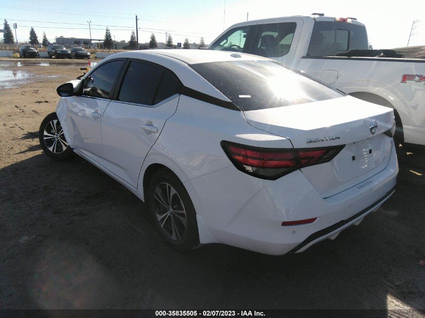 2022 NISSAN SENTRA SV VIN: 3N1AB8CV2NY251509