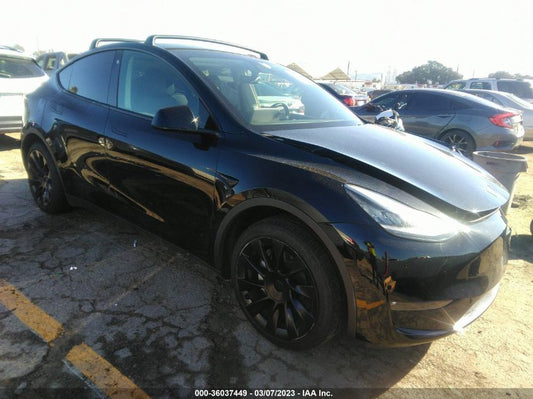 2022 TESLA MODEL Y LONG RANGE VIN: 7SAYGDEE0NF437907