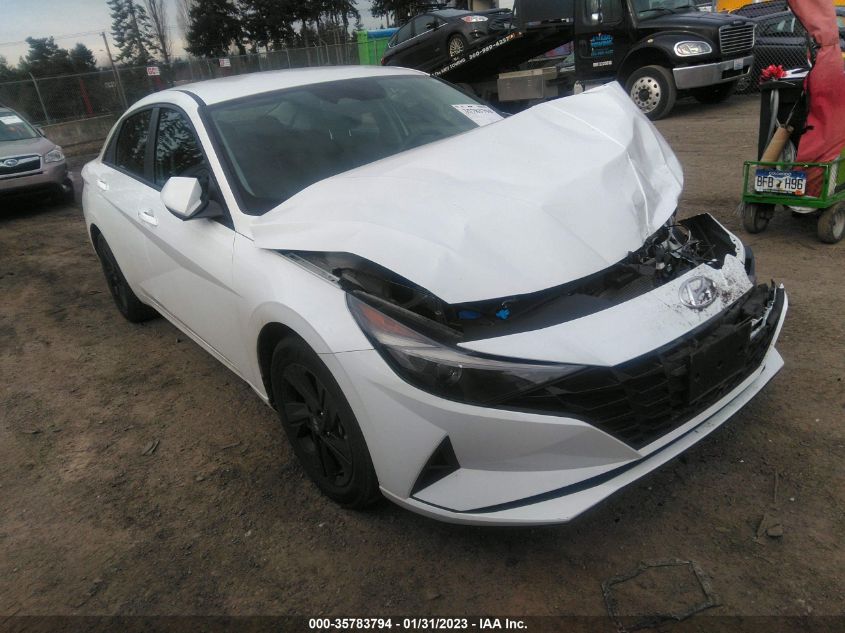 2022 HYUNDAI ELANTRA SEL VIN: 5NPLM4AG6NH082654