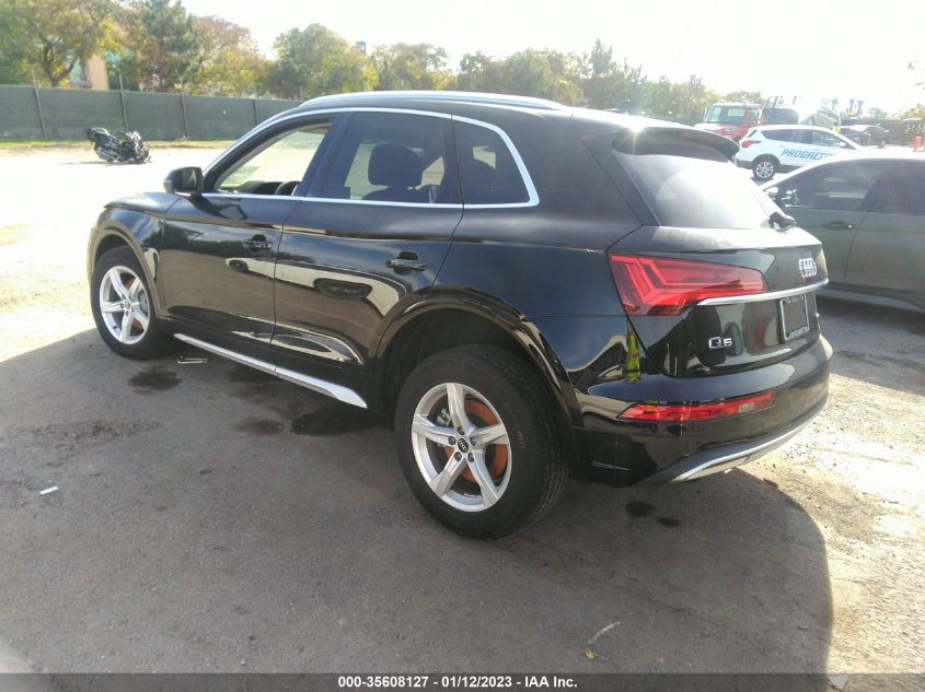 2021 AUDI Q5 PREMIUM VIN: WA1AAAFY9M2006999