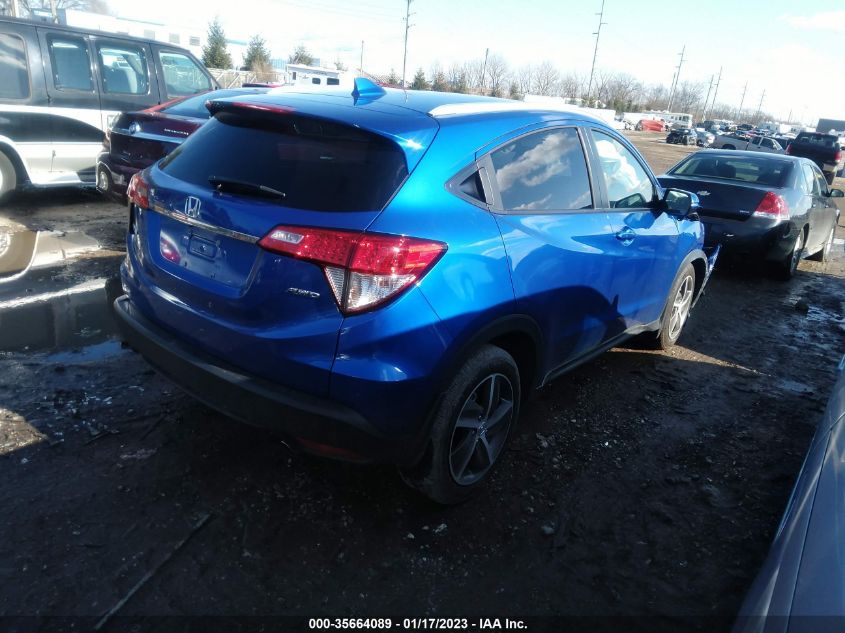 2022 HONDA HR-V EX-L VIN: 3CZRU6H79NM735297