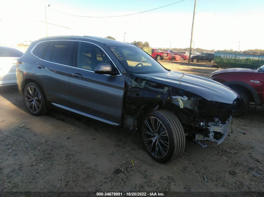 2023 BMW X3 SDRIVE30I VIN: 5UX43DP00P9N81204
