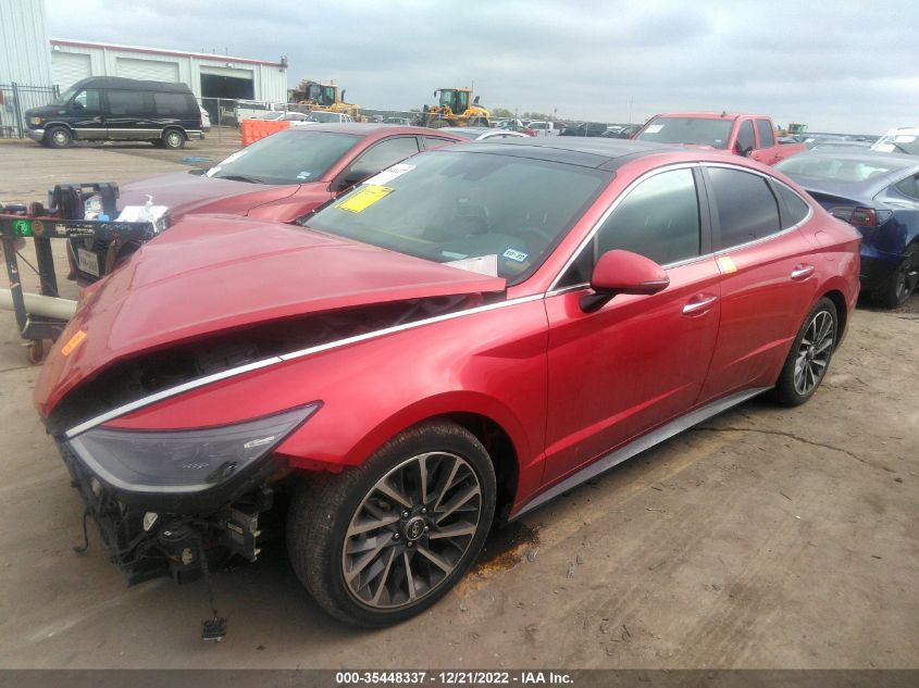 2020 HYUNDAI SONATA LIMITED VIN: 5NPEH4J26LH044291