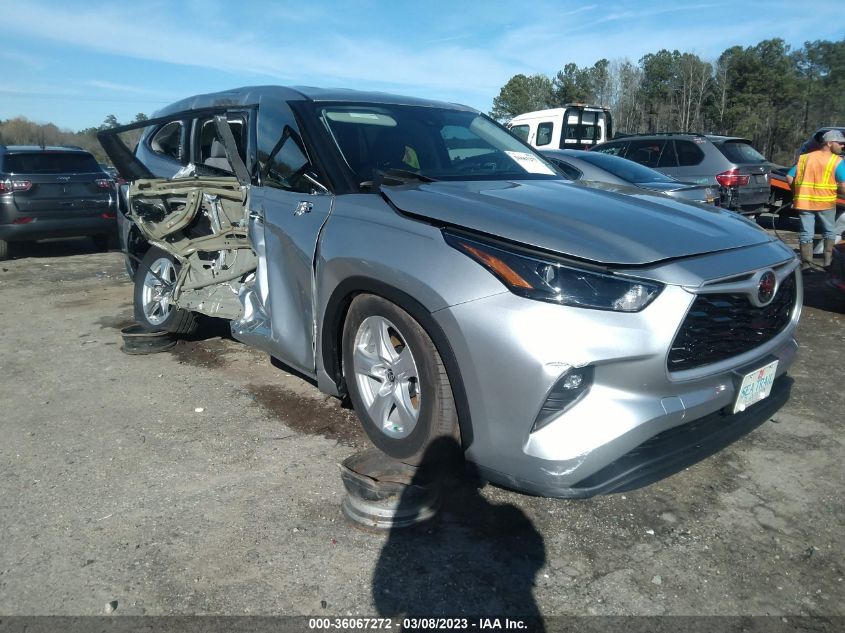 2022 TOYOTA HIGHLANDER LE VIN: 5TDZZRAHXNS098335