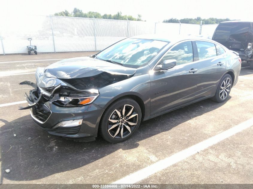 2021 CHEVROLET MALIBU RS VIN: 1G1ZG5ST1MF039876