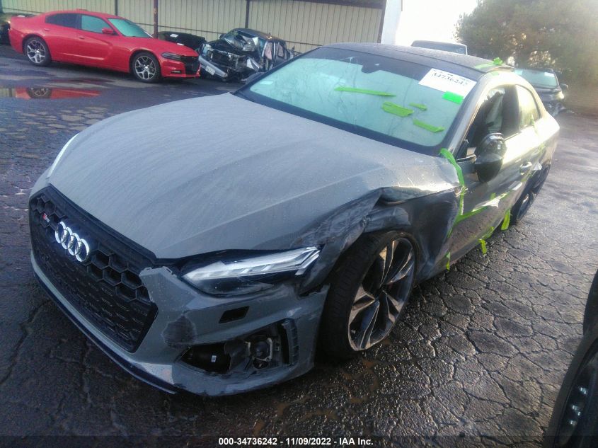 2021 AUDI S5 COUPE PRESTIGE VIN: WAUR4AF51MA048057