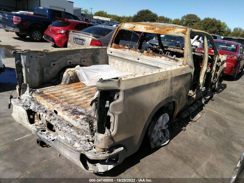 2021 CHEVROLET SILVERADO 1500 CUSTOM VIN: 1GCPWBEK0MZ380039