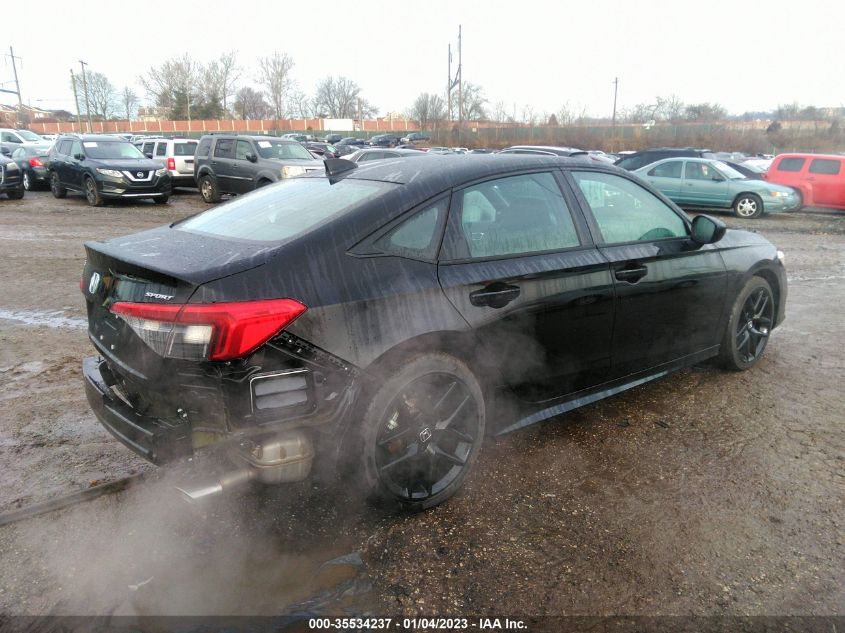 2022 HONDA CIVIC SEDAN SPORT VIN: 2HGFE2F57NH588994