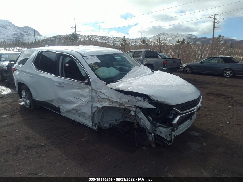 2021 CHEVROLET TRAVERSE LS VIN: 1GNEVFKW3MJ168718