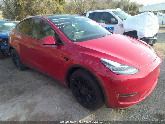 2022 TESLA MODEL Y LONG RANGE VIN: 7SAYGDEE0NF318979