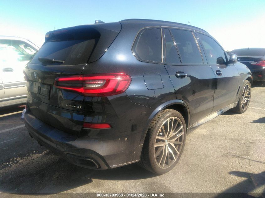 2022 BMW X5 XDRIVE40I VIN: 5UXCR6C07N9J87076