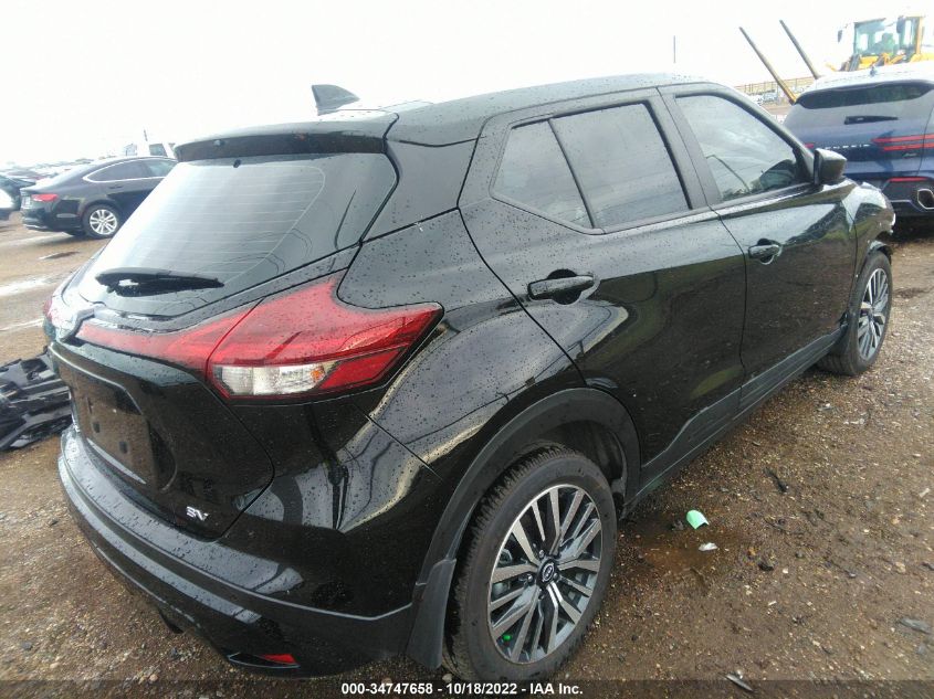 2022 NISSAN KICKS SV VIN: 3N1CP5CV9NL530588